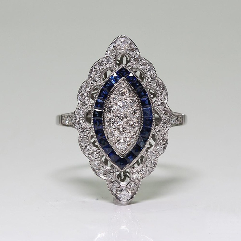 Sapphire Diamond Ring(Number 7)
