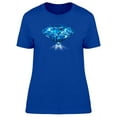 thumbnail image 1 of Sapphire Diamond T-Shirt Women -Image by Shutterstock, Female Small, 1 of 2