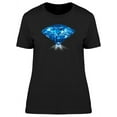 thumbnail image 1 of Sapphire Diamond T-Shirt Women -Image by Shutterstock, Female x-Large, 1 of 2