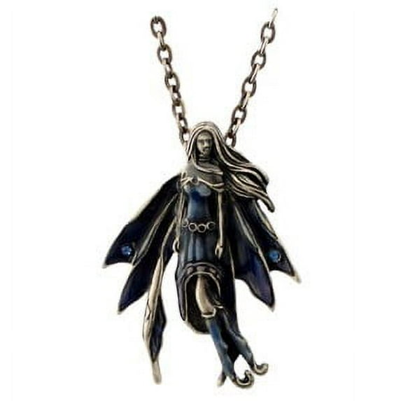Sapphire Gemstone Fairy Necklace by Jessica Galbreth