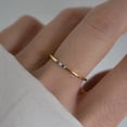 thumbnail image 1 of Sapphire Ring Minimalist Ring Gold Over 925 Sterling Silver Rings, 1 of 5