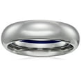 thumbnail image 1 of Sapphire Tungsten 6mm Classic Comfort Fit Wedding Bands Rings for Men, Size 11.5, 1 of 2