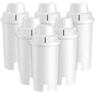 Sapphire Water Filter 6-Pack, Reduces Chlorine Taste and Odor, Water Filtration Pitchers