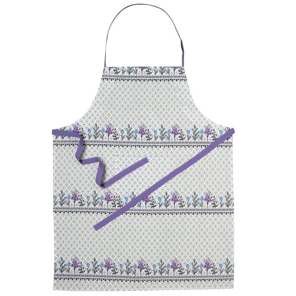 Sapphire-Web Pure Cotton Kitchen Apron 1 Piece Multicolor Floral Apron
