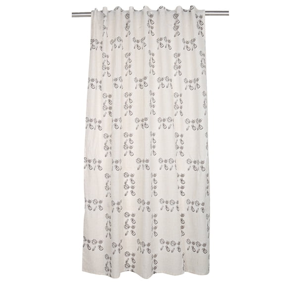 Sapphire-Web Short Curtains Window Valence for Bedroom, Privacy Curtain Tiers for Windows, Energy Saving Curtain Tiers Set of 2(58 Inch by 43 Inch)