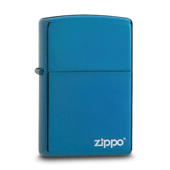 Sapphire Zippo Lighter With Logo