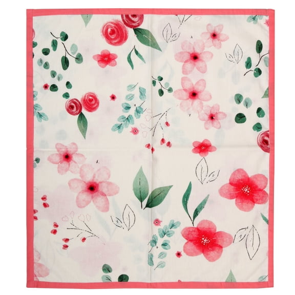 Sapphire-web Multicolor Caroline Rose Print Pure Cotton 1 Piece Kitchen Towels 16 Inch by 18 Inch