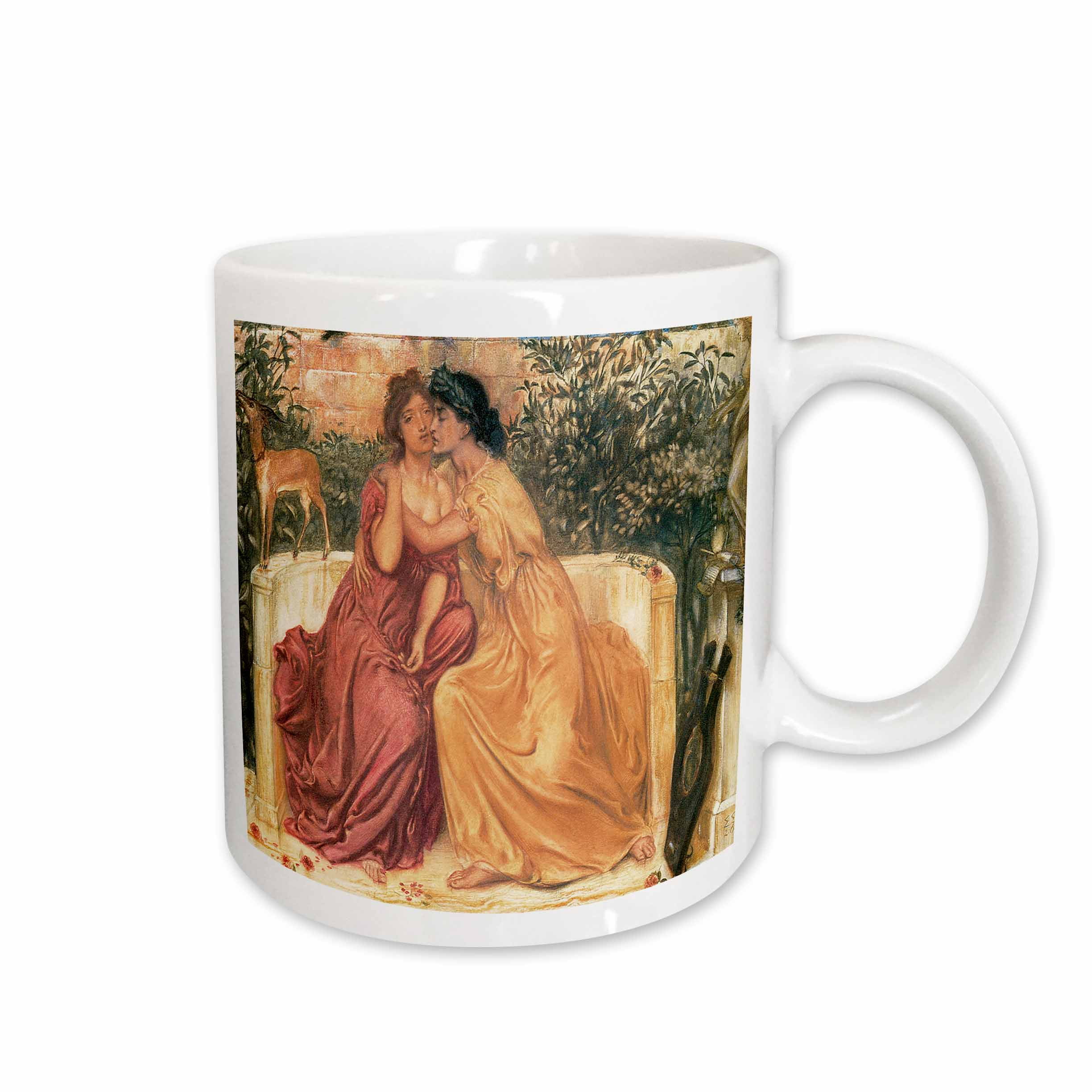 Sappho and Erinna in a Garden at Mitylene by Simeon Solomon 15oz Mug ...