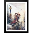 thumbnail image 1 of Sappho on the Rocks 28x40 Large Black Wood Framed Print Art by Gustave Moreau, 1 of 2