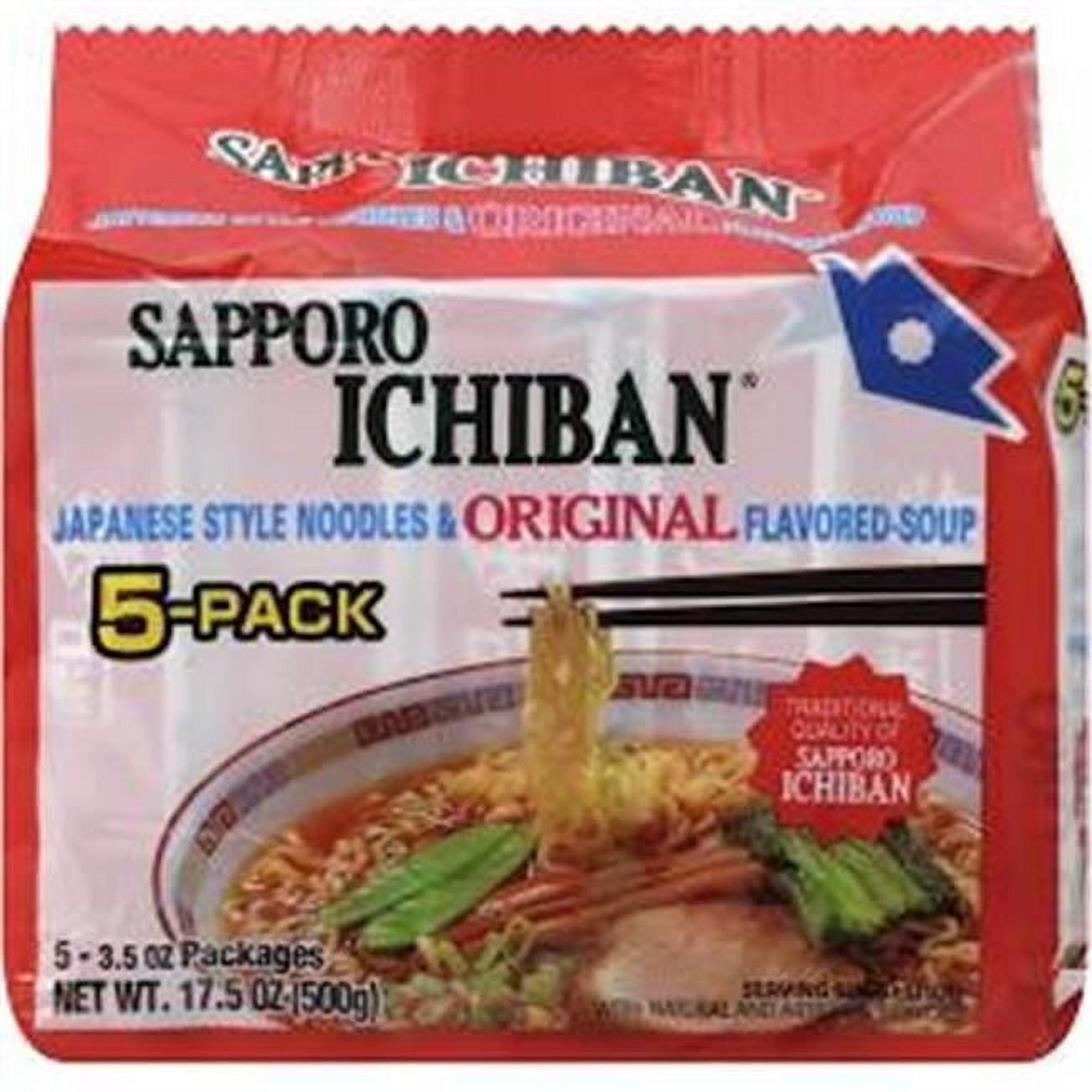 Sapporo  17.5 oz Ramen Original Flavor - Pack of 6