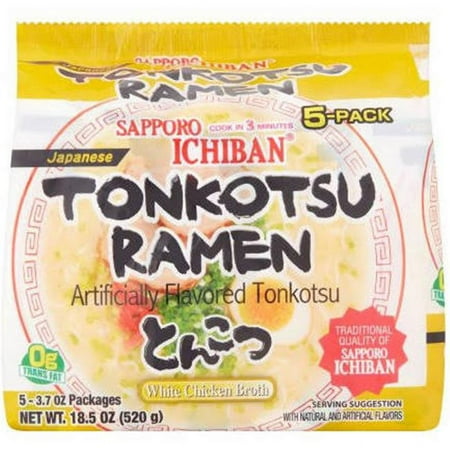 Sapporo 18.5 oz Ramen Ichiban Tonkotsu - Pack of 6