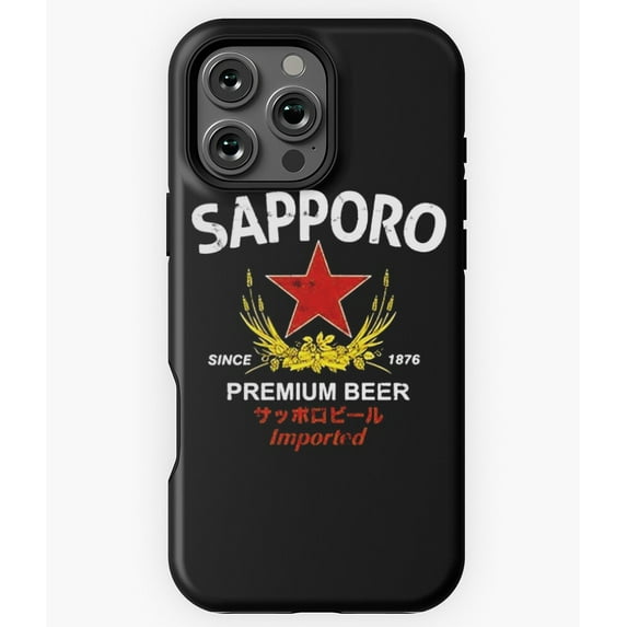 Sapporo Beer Japanese Brand Logo N8006 Phone Case for iPhone 17 16 15 14 13 12 11 Pro Max