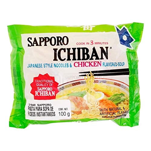 Sapporo - Ichiban Chicken flavor Noodle - 3.5 Oz, Case of 24