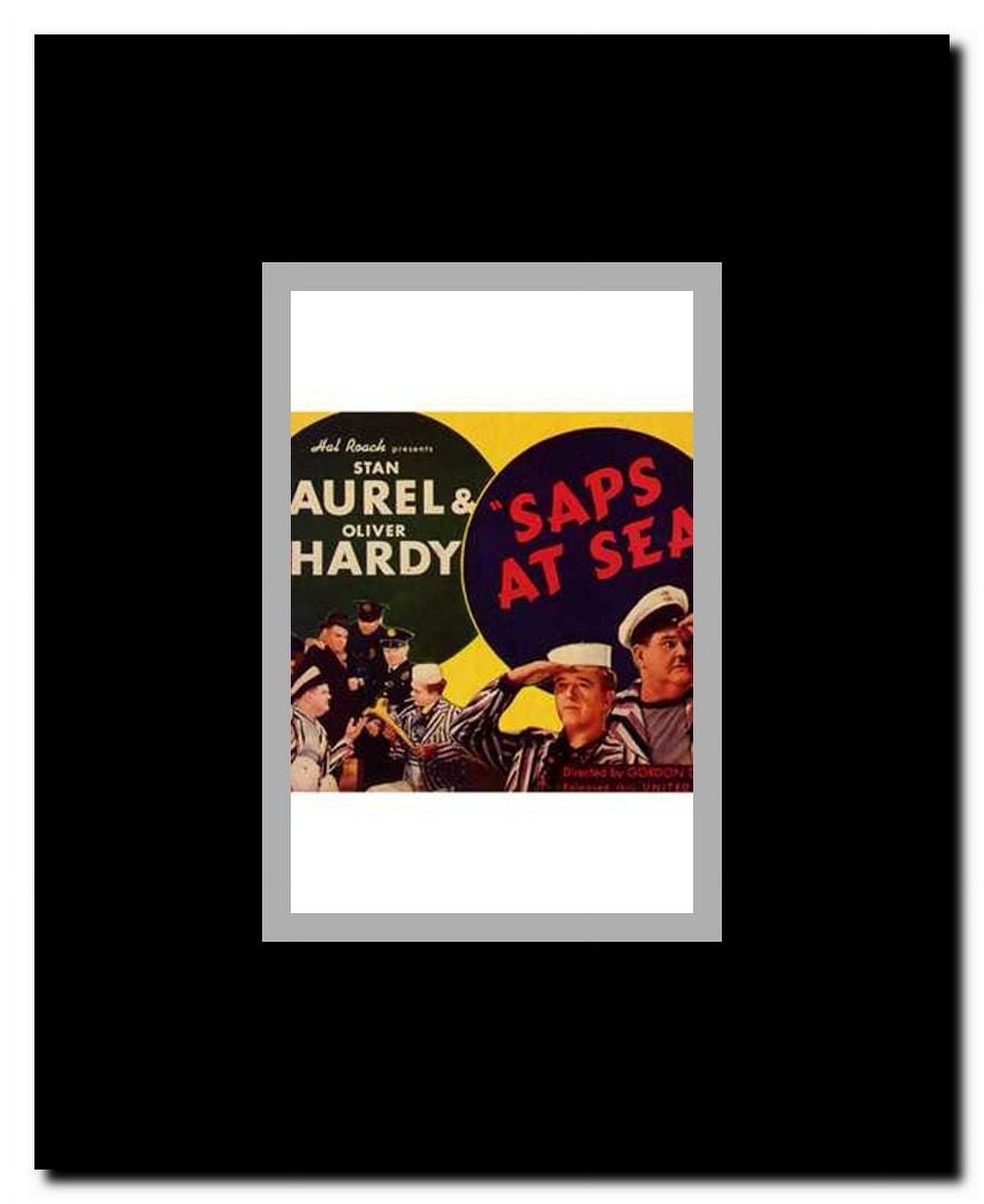 Saps At Sea Framed Movie Poster