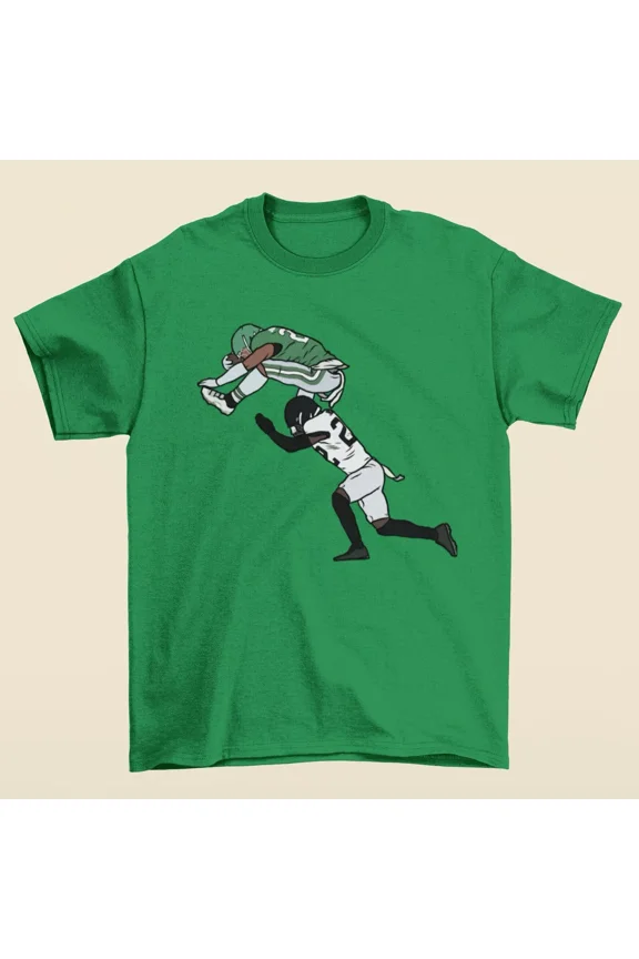Saquon Barkley Backwards Hurdle Philadelphia Football T-Shirt