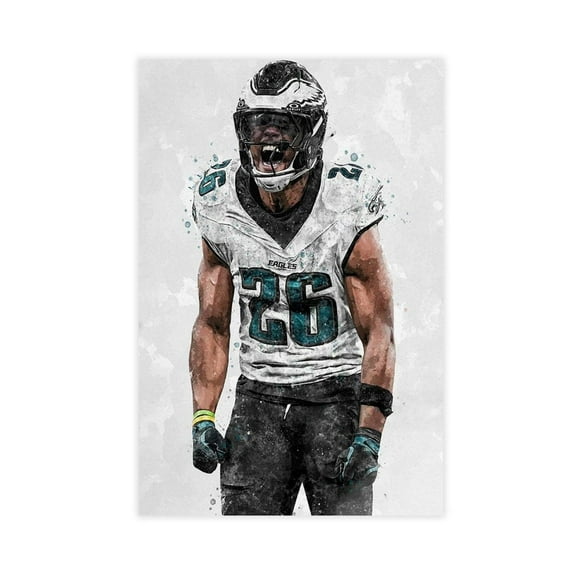 Saquon Barkley Canvas Poster Bedroom Decor Landscape Office Room Decor Gift