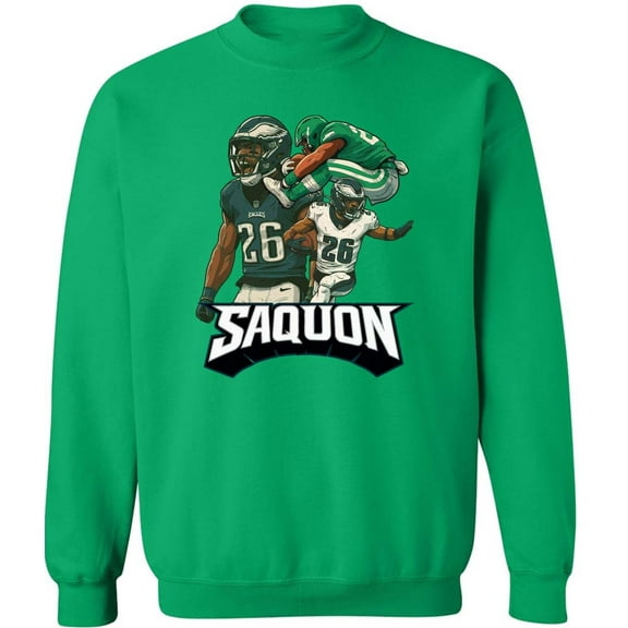 Saquon Barkley Collage Philadelphia Crew Neck Sweatshirt