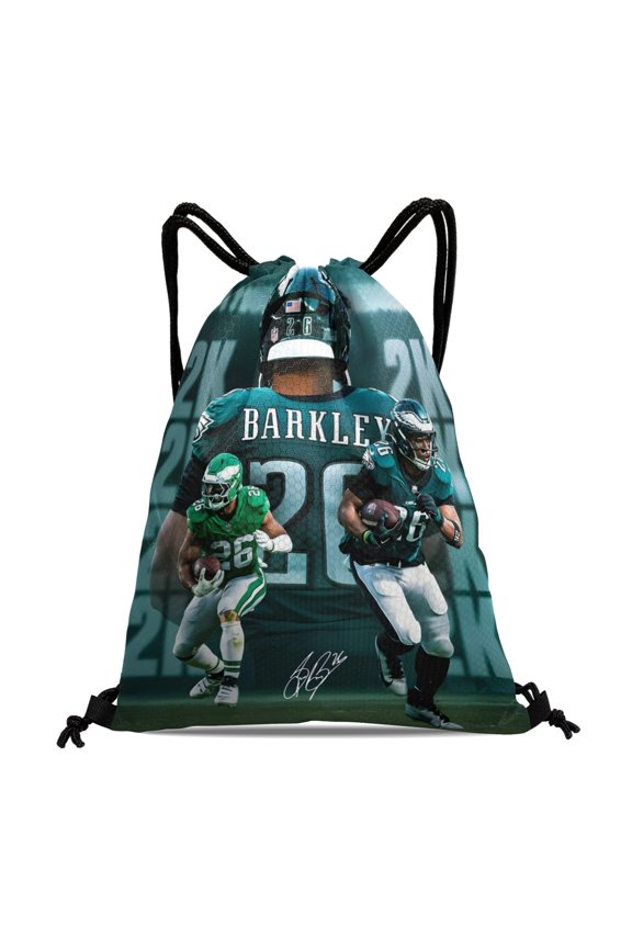 Saquon Barkley canvas Tote Bag.13.8 x 15.8 inches35x40cm