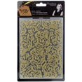 thumbnail image 1 of Sara Davies Signature Black & Gold Embossing Folder-Regal Swirls, 1 of 2