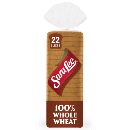 Sara Lee Whole Wheat Bread, 20 oz, Soft Wheat Bread, Bag