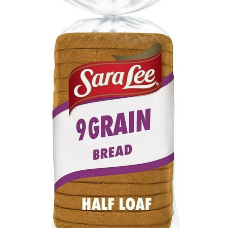 Sara Lee 9 Grain Half Loaf Bread 12 oz Soft Multigrain Bread (Pack of 2)