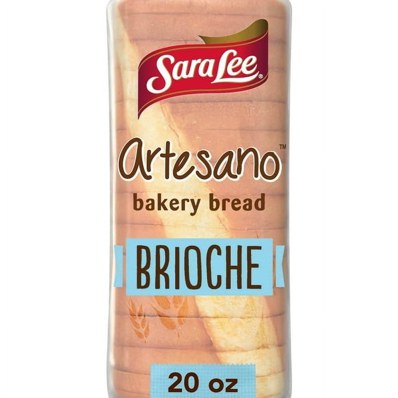Sara Lee Artesano Brioche Bakery Bread 20 oz Brioche Bread Bag (Pack of 3)