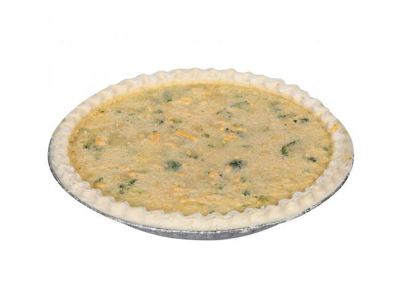 Sara Lee Chef Pierre Unbaked Broccoli Quiche, 10 inch - 6 per case.