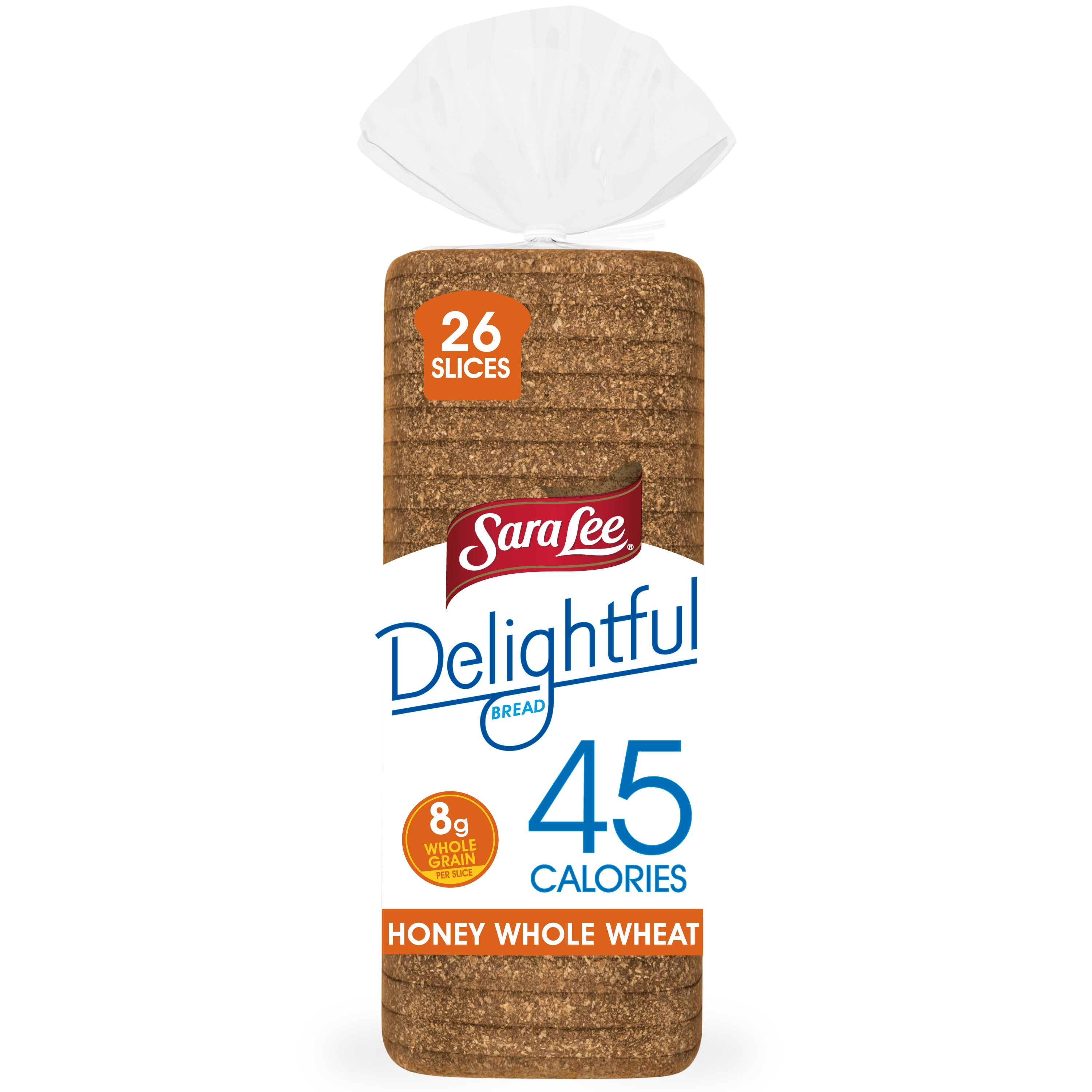 Sara Lee Delightful Honey Whole Wheat Sandwich Bread, 20 Oz Loaf of