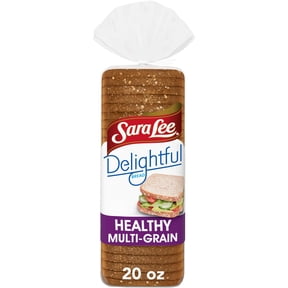Sara Lee Delightful Multi-Grain Bread, 20 oz, 45 Calories Multigrain Bread, Bag
