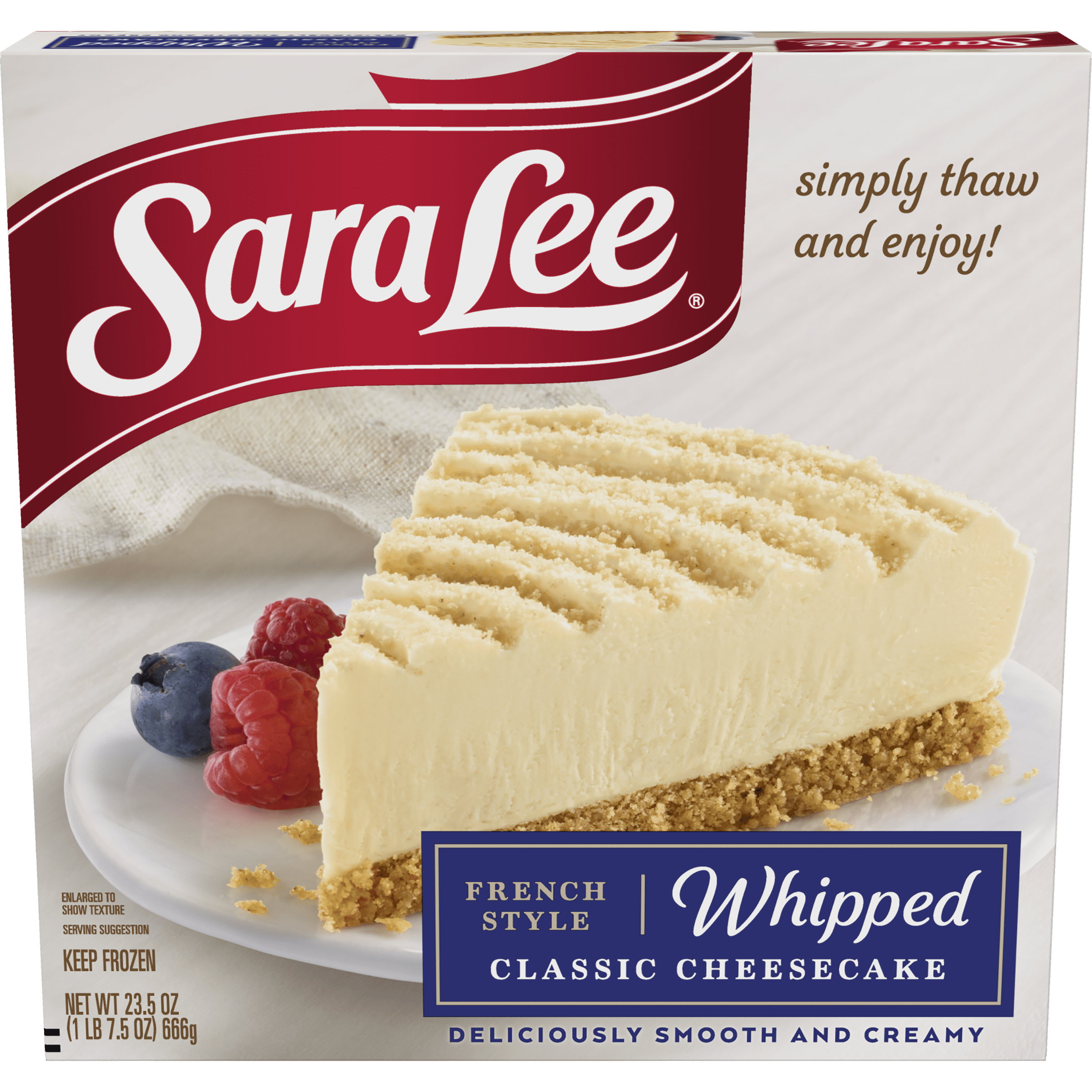 Sara Lee French Style Whipped Classic Cheesecake 7