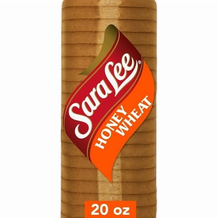 Sara Lee Honey Wheat Bread, 20 oz, Pre-sliced Wheat Bread, Bag (Pack of 3)