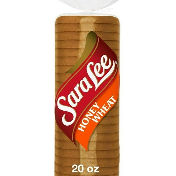 Sara Lee Honey Wheat Bread 20 oz Soft Pre-Sliced Loaf (Pack of 2)