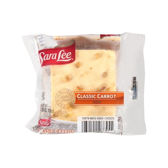 Sara Lee Individually Wrapped Carrot Cake 2.25oz (PACK OF 24)
