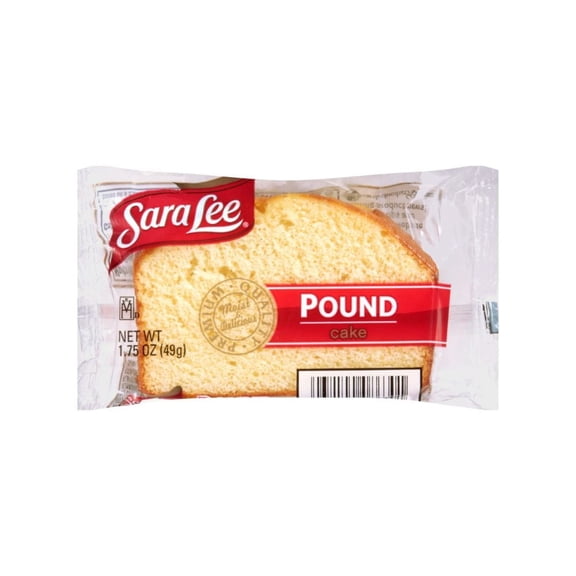 Sara Lee Individually Wrapped Small Pound Cake 1.75oz (PACK OF 24)