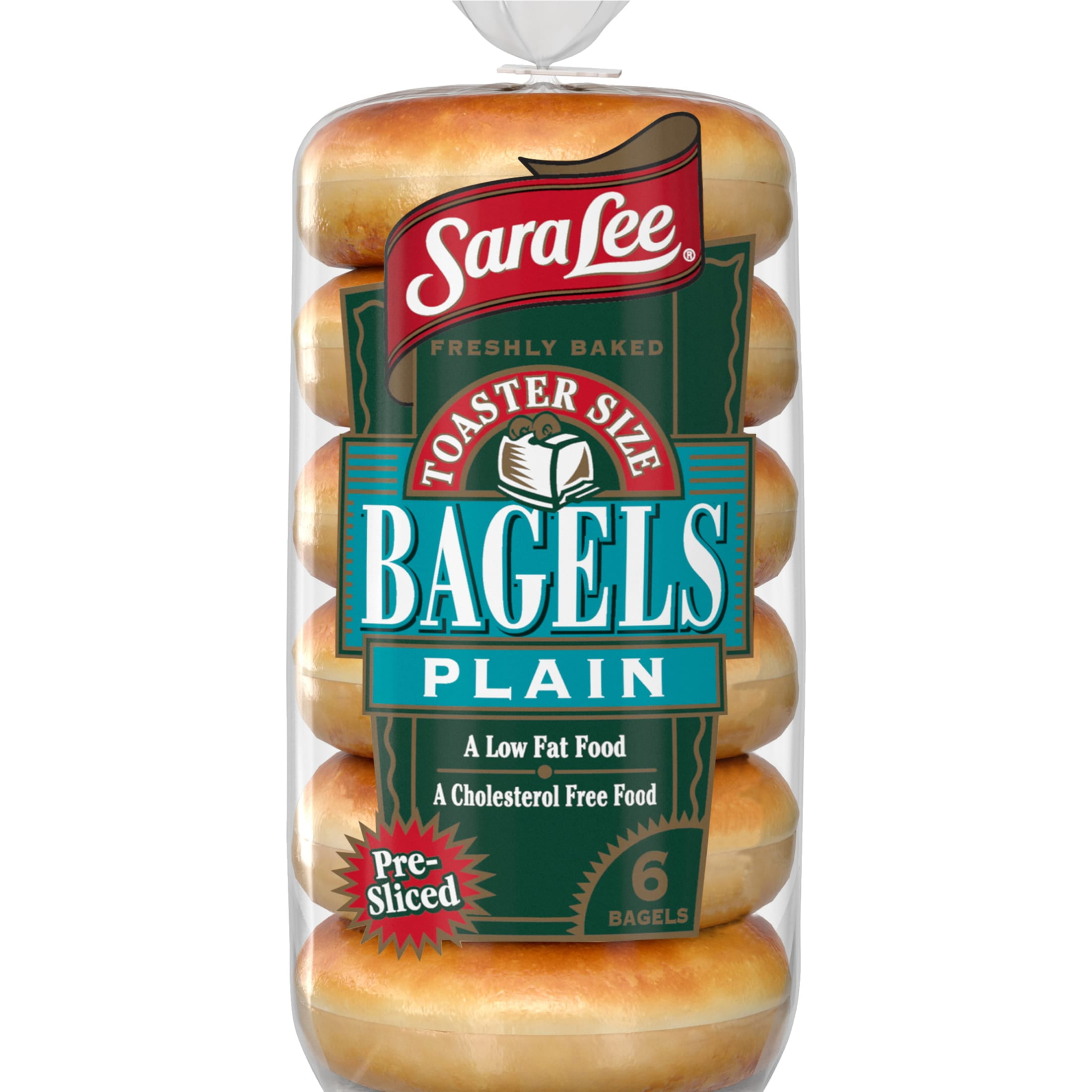 Sara Lee Plain Bagels, 6 count, Pre-sliced Bagels, 13 oz Bag - Walmart Sara Lee Plain Bagels, 6 count, Pre-sliced Bagels, 13 oz Bag - Walmart