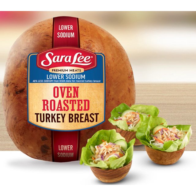 Sara Lee Premium Meats Lower Sodium Oven Roasted Turkey Breast, Deli