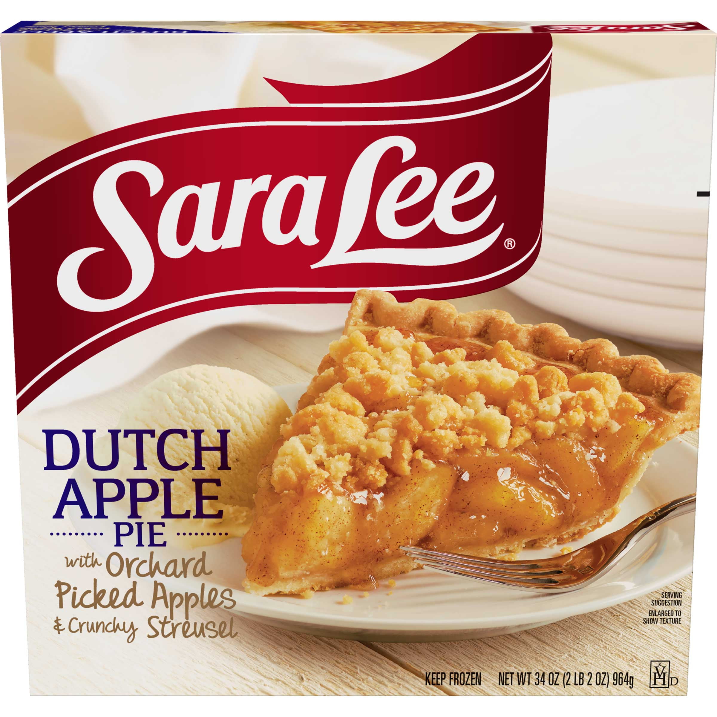 Sara Lee Unbaked Dutch Apple Pie, 2.125 Pound -- 6 per case.