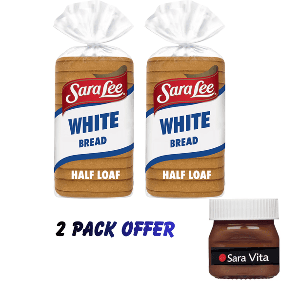 Sara Lee White Bread, Half Loaf, 12 oz, Bread, Bag