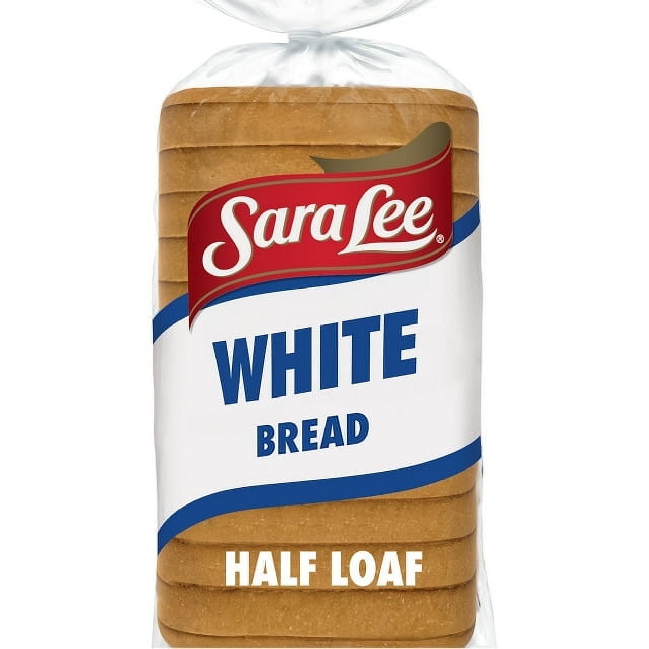 Sara Lee White Half Loaf Bread 12 oz Soft Pre-Sliced White Bread (Pack of 4)