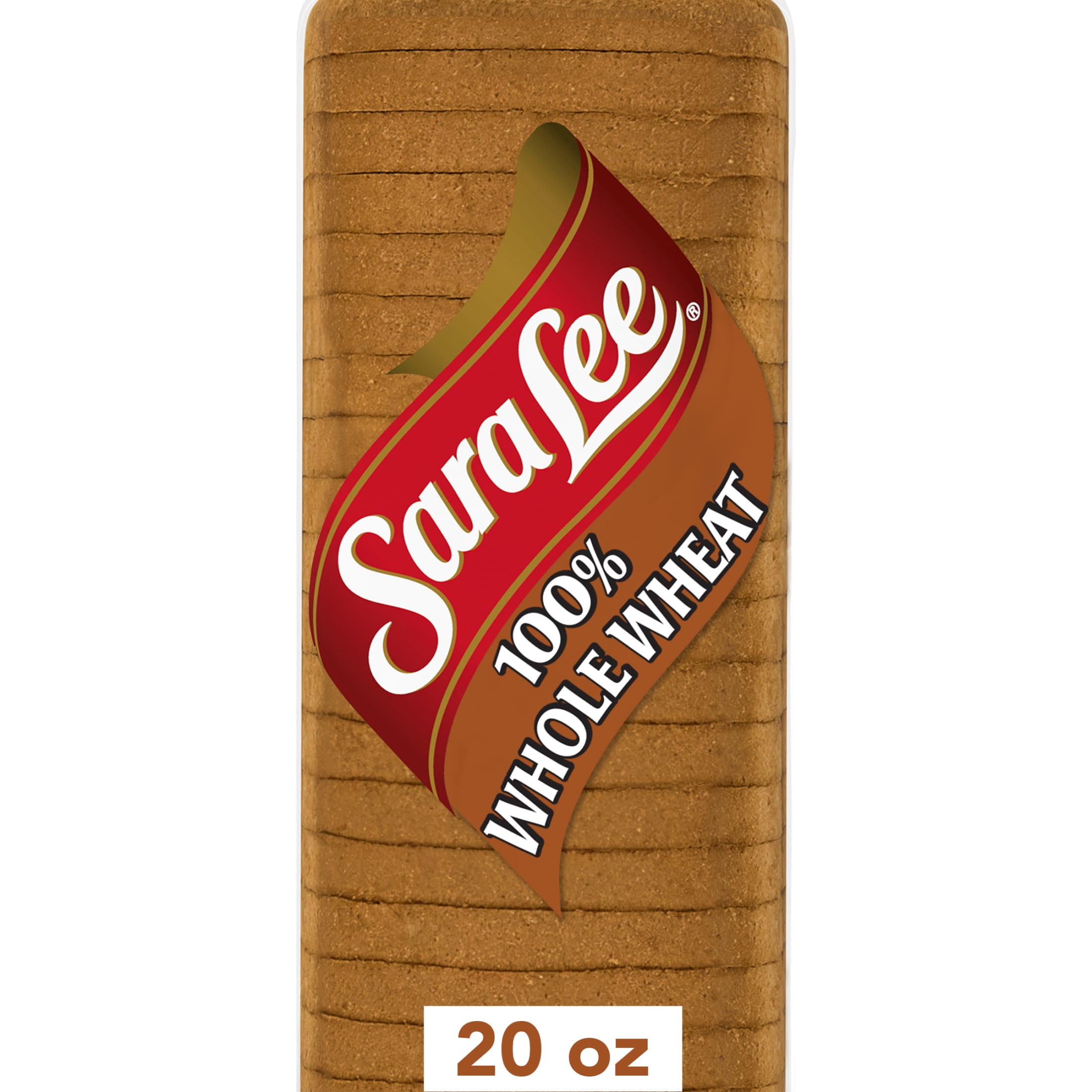 Sara Lee Whole Wheat Bread, 20 oz, 13g Whole Grain Wheat Bread, Bag