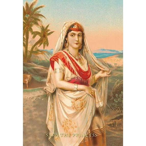 Sara, The Princess Fine art canvas print (20" x 30")