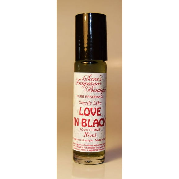 Sara's Fragrance Boutique Designer Oil Impression of 'LOVE IN BLACK' 10ml Rollerball Women's Scent