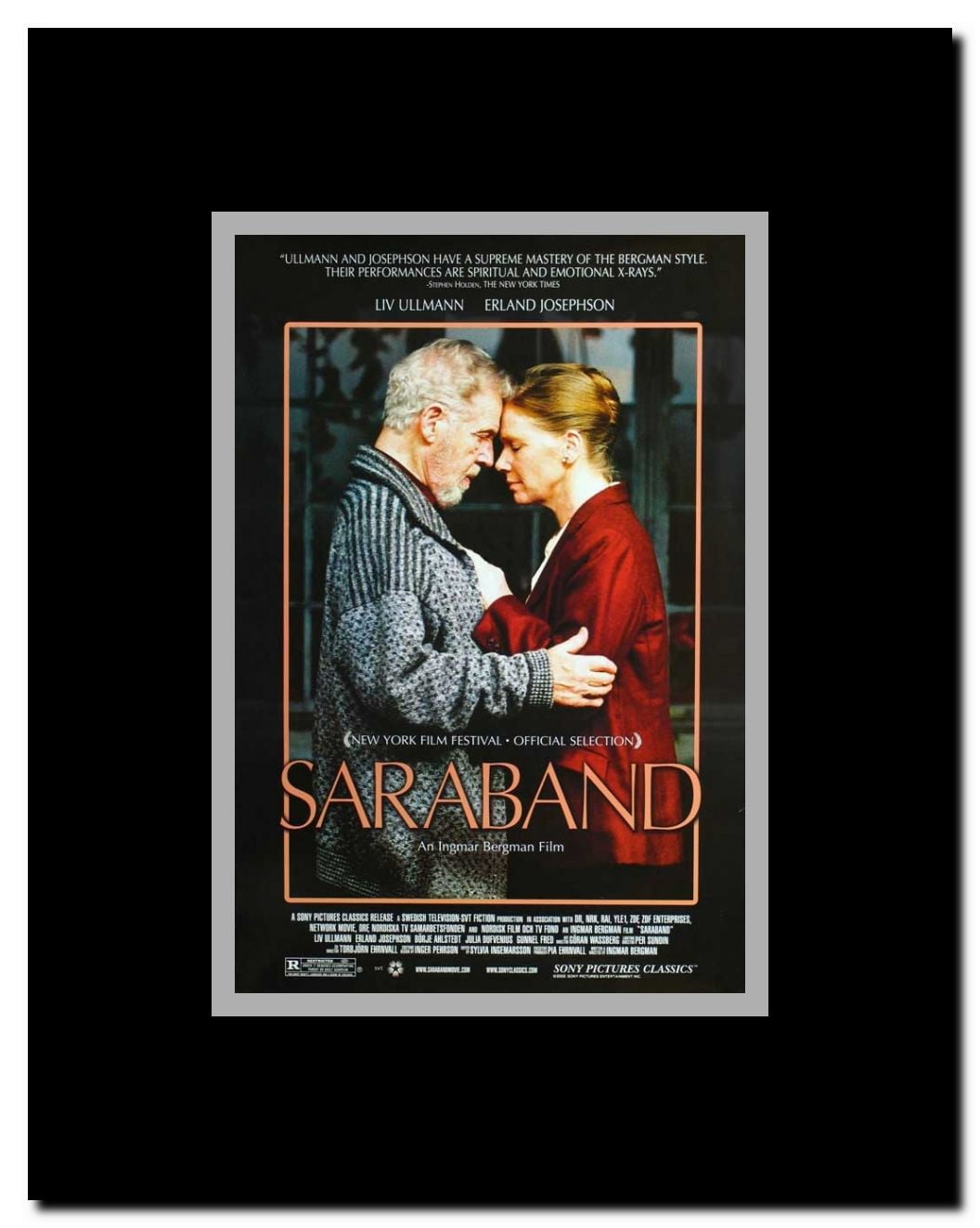 Saraband Framed Movie Poster