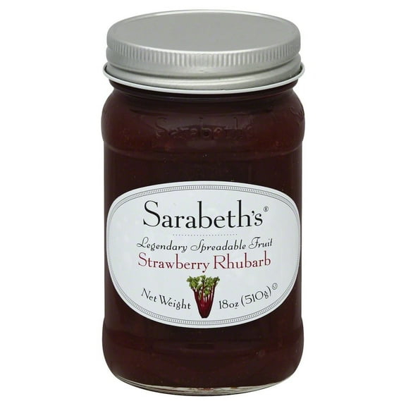 Sarabeths Fruit Sprd Strawberry Rhubarb 18 Oz