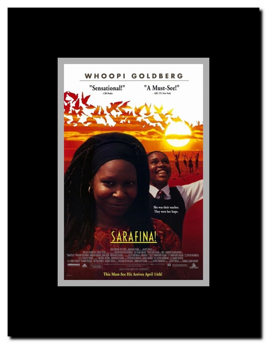 Sarafina Framed Movie Poster