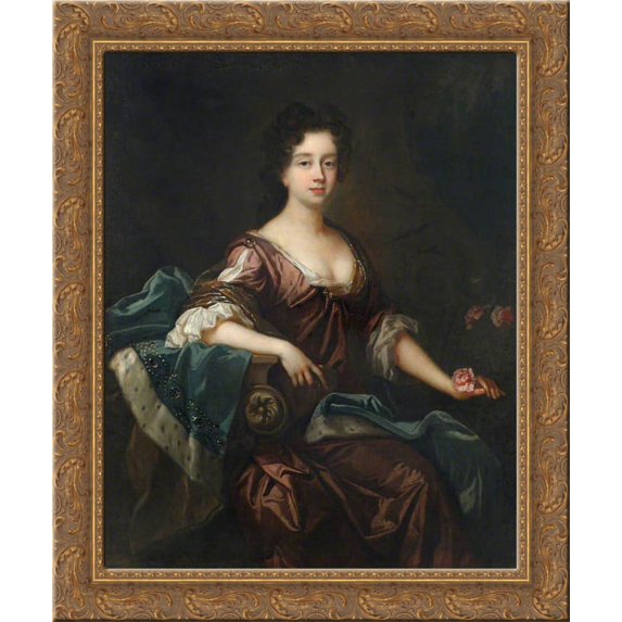 Sarah 20x24 Gold Ornate Wood Framed Canvas Art by Riley, John