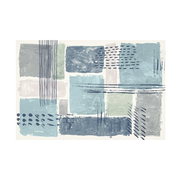 Sarah Adams 'Between The Lines I Cool' Canvas Art