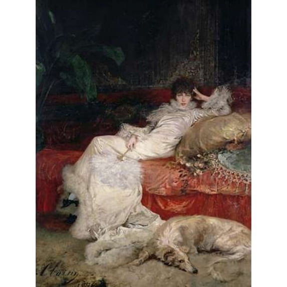 Sarah Bernhardt Poster Print by Georges Clairin