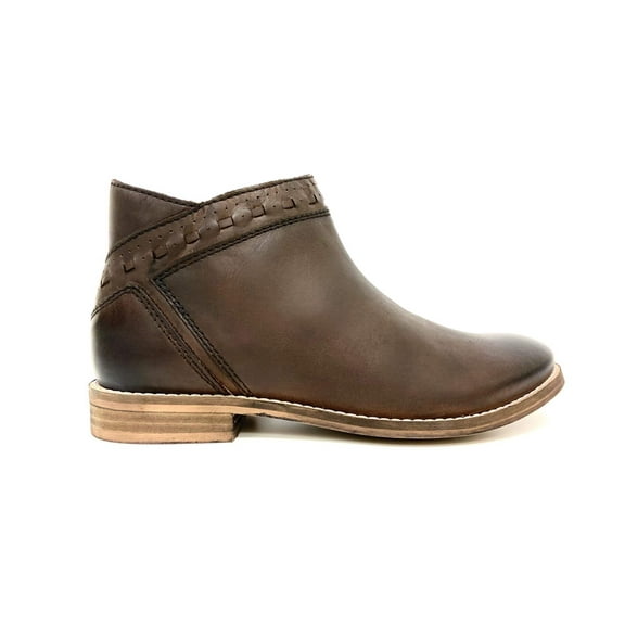 Sarah Brown Flat Ankle Boot