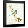 thumbnail image 1 of Sarah, Colleen 12x14 Black Modern Framed Museum Art Print Titled - Trellis Bluebird, 1 of 5